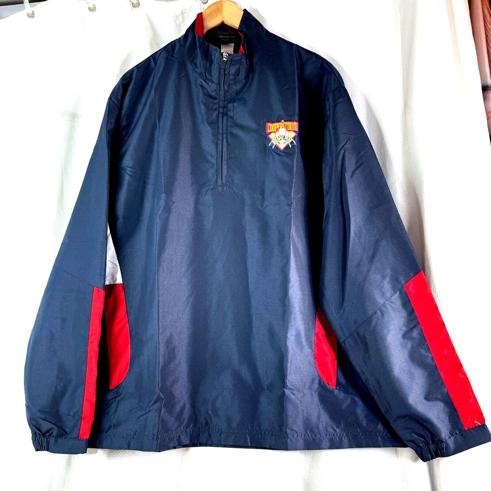 Cooperstown Authenitc Dreampark Dream Park Windbreaker Jacket Sz L‎ Large